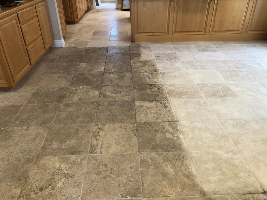 Tile Cleaning Before and After
